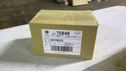 GE 75848 BOX OF 6 SILVER LED LAMPS LED4P16S830/30 4W 120VOLT NIB
