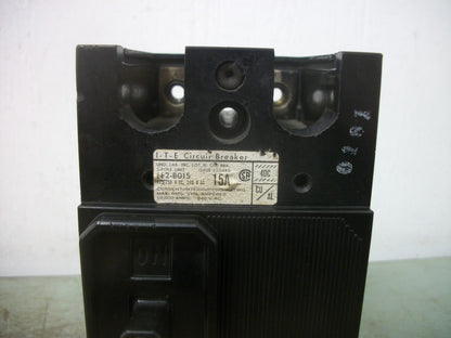 SIEMENS EE2 CIRCUIT BREAKER EE2B015 15AMP 240VOLT 2POLE