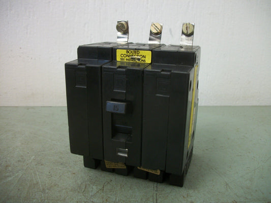 SQUARE D EHB CIRCUIT BREAKER EHB34015 15AMP 480VOLT 3POLE