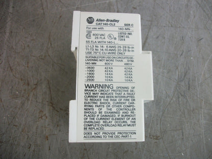 ALLEN-BRADLEY CURRENT LIMITER 140-CL2 25AMP 600VOLT