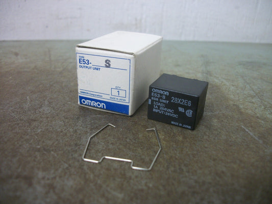 OMRON SOLID STATE RELAY E53-S IN 24VDC OUT 264VAC 1AMP NIB