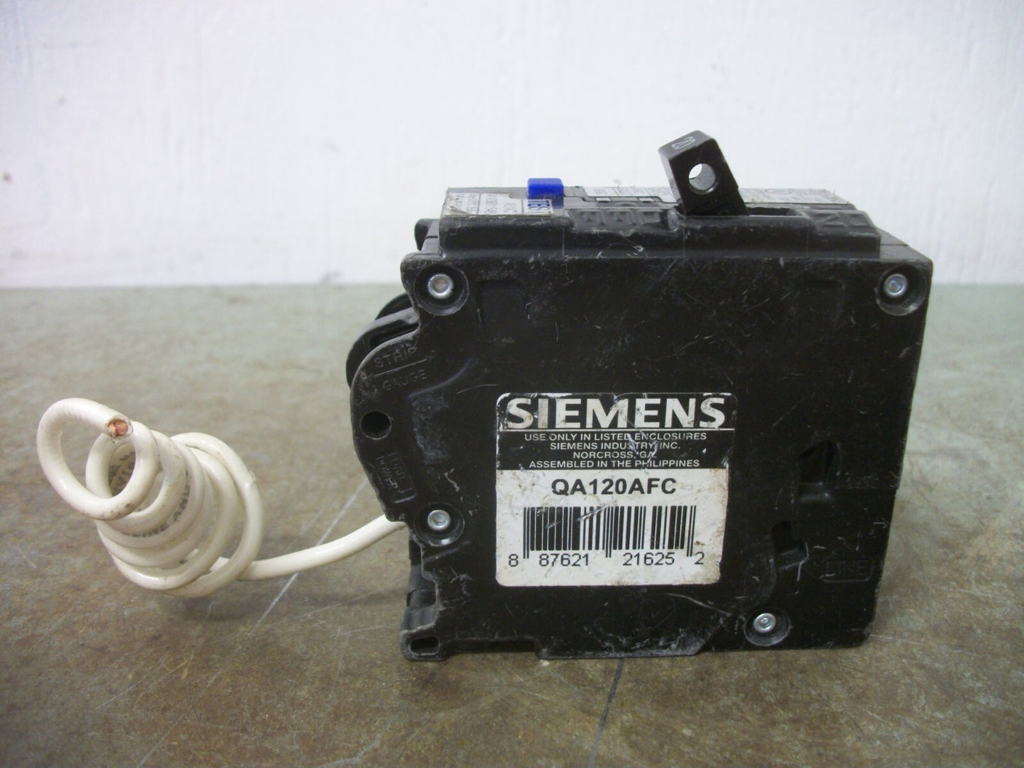SIEMENS AFCI QAF2 CIRCUIT BREAKER QA120AFC 20AMP 120VOLT 1POLE