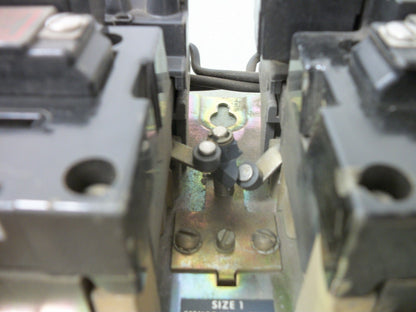 ALLEN-BRADLEY REV SIZE 1 MOTOR STARTER 705-BOD103 120VCOIL 3PH 600V 10HP *NOTE*