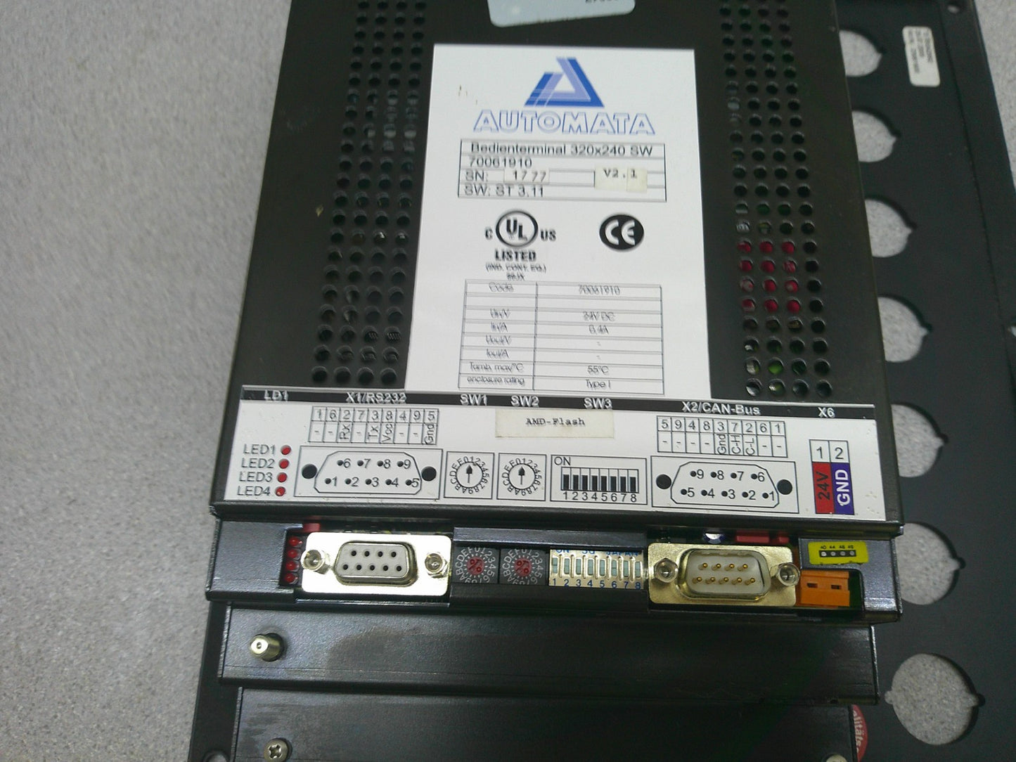 AUTOMATA OPTICOM ASSIST 320X240 SW OPERATOR DISPLAY TERMINAL 70061910