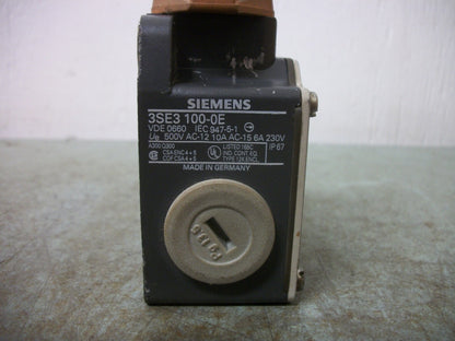 SIEMENS POSITION LIMIT SWITCH 3SE3100-0E
