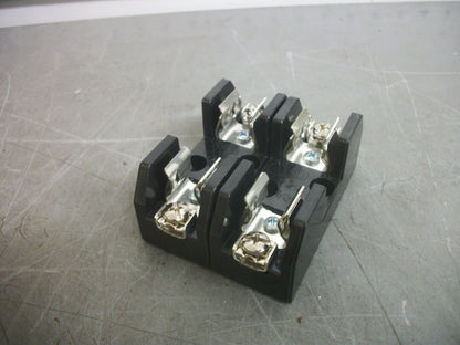 SQUARE D LOT OF 2 CLASS H FUSEHOLDERS 9080PF1 30AMP 250VOLT 1POLE NOB