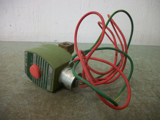 ASCO RED-HAT II 1/4" SOLENOID VALVE 8262G202V 145PSI 10.1WATT