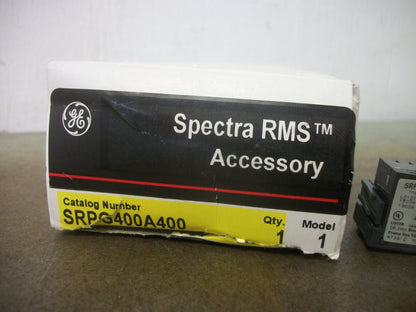 GE SPECTRA RMS CIRCUIT BREAKER TRIP UNIT SRPG400A400 400AMP NIB
