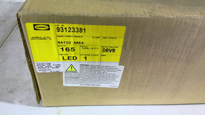 HUBBELL 165W RATIO AREA LED LIGHT 93123381 120/277VOLT NIB