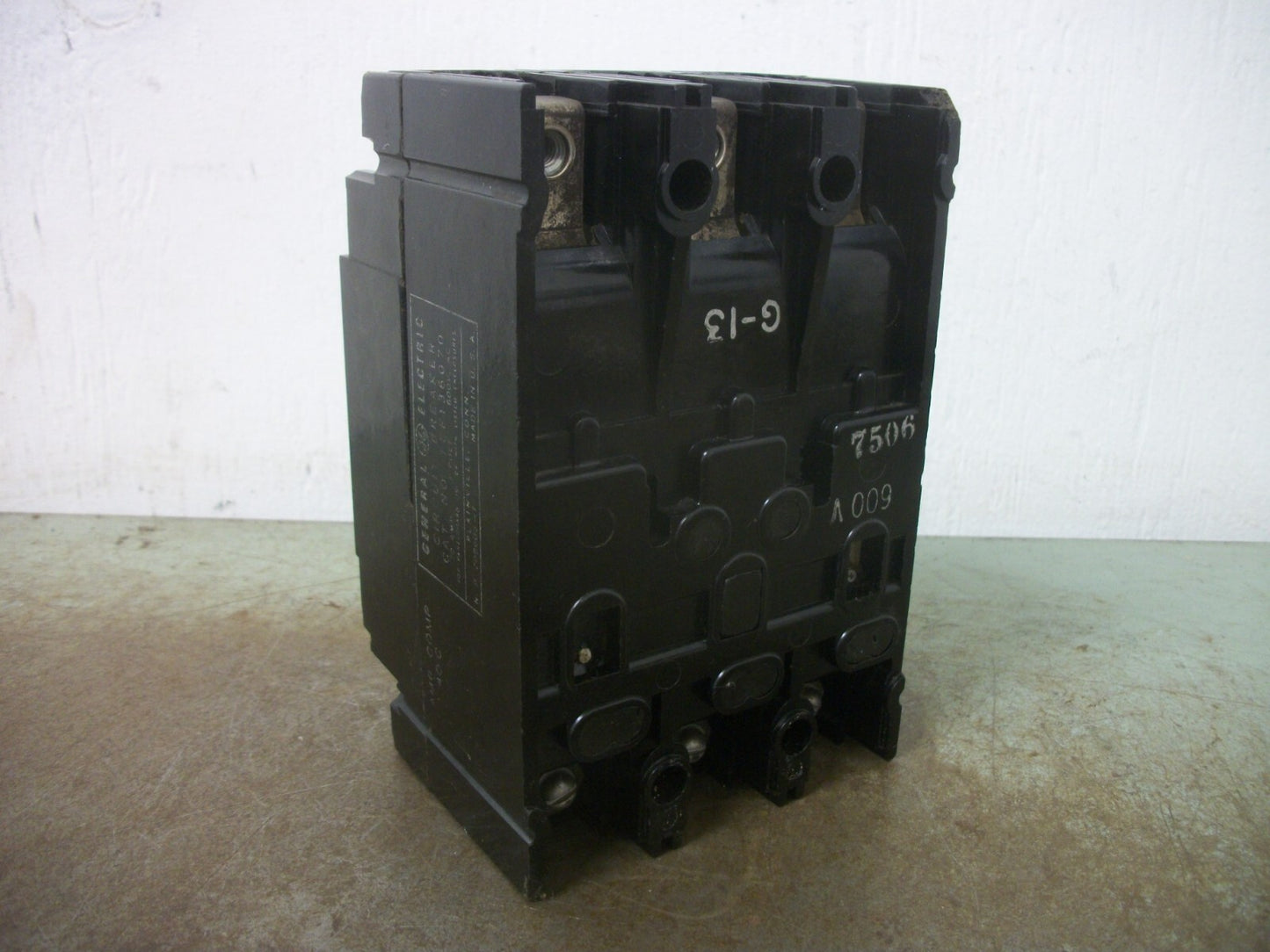 GE TEF CIRCUIT BREAKER TEF136070 70AMP 600VOLT 3POLE