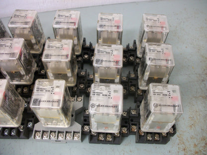 ALLEN-BRADLEY LOT OF 15 3PDT RELAYS 700-HA33A1 120VOLT 10AMP