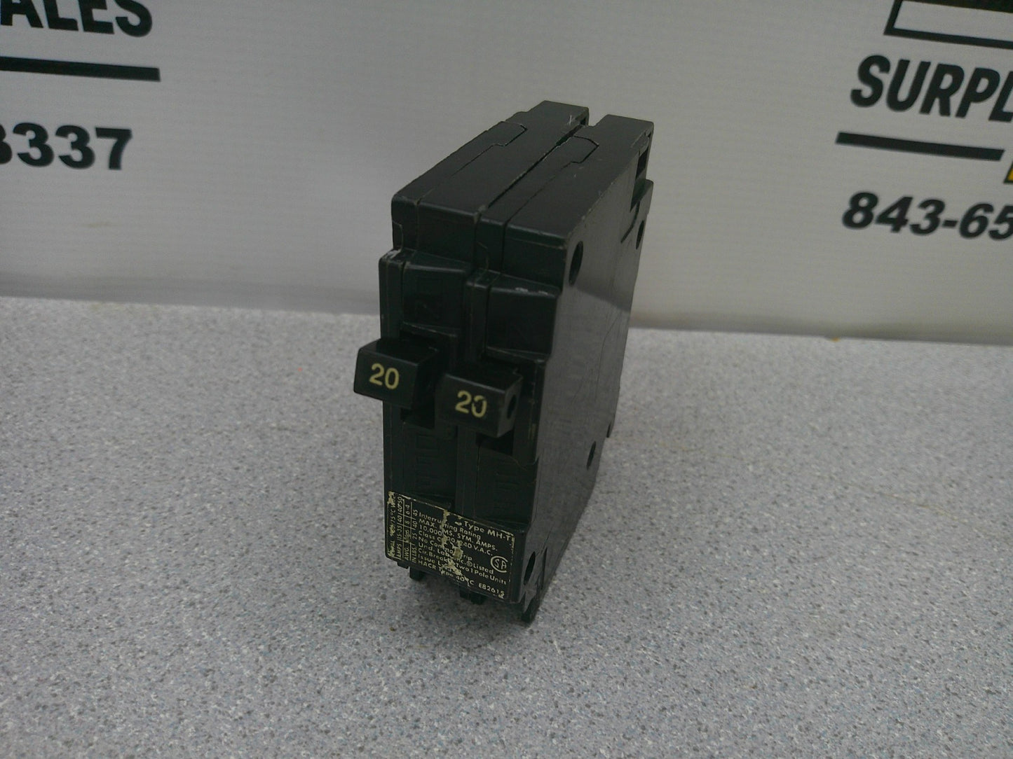 MURRAY MH-T TANDEM CIRCUIT BREAKER MP2020 20AMP 240VOLT 1POLE