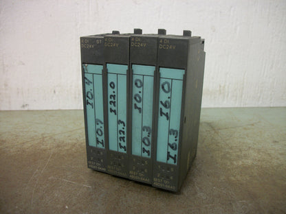 SIEMENS SIMATIC S7 LOT OF 4 DIGITAL INPUT MODULES 6ES7 131-4BD01-0AA0