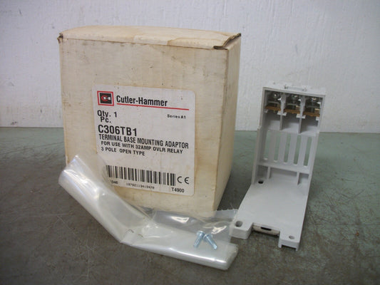CUTLER-HAMMER FREEDOM SERIES TERMINAL BASE MOUNTING ADAPTER C306TB1 NIB