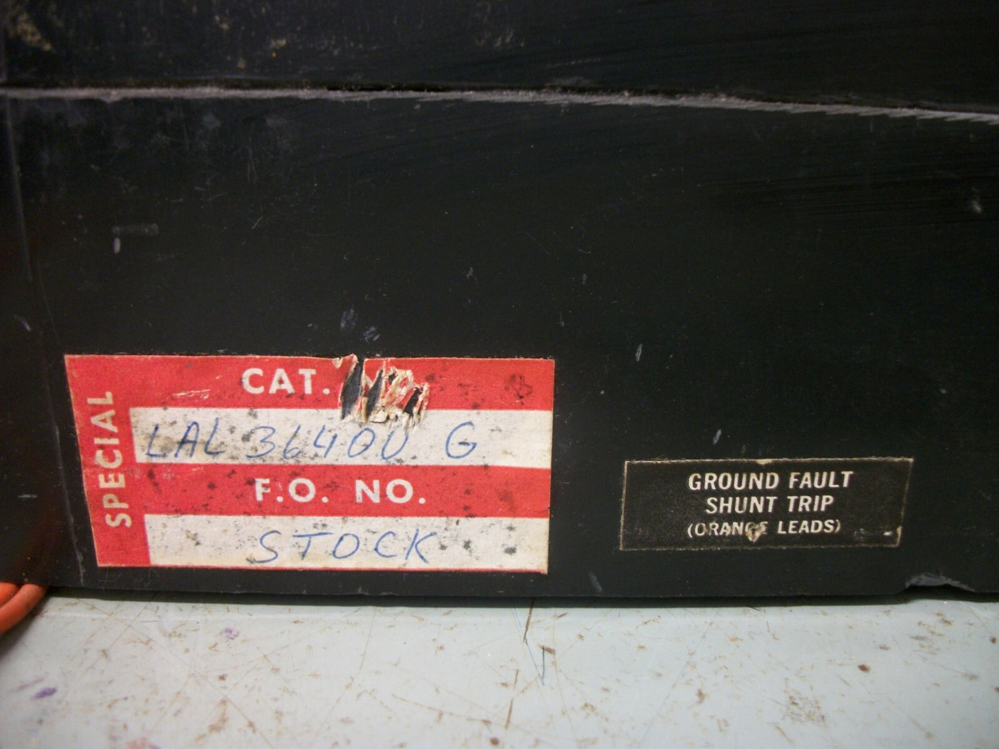 SQUARE D LAL CIRCUIT BREAKER LAL36400G 400AMP 600VOLT 3POLE GROUND FAULT SHUNT