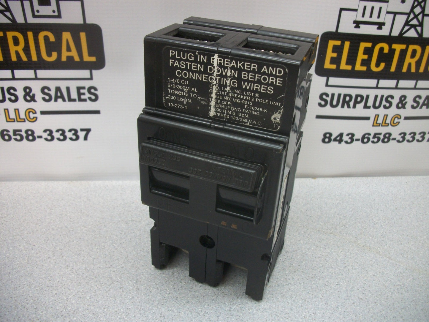 CHALLENGER QFP CIRCUIT BREAKER QFP2200 200AMP 240VOLT 2POLE