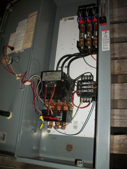 SQUARE D STARTER COMBO SIZE 3 TYPE 12/3R 8536SEO1H20S 120VCOIL 100AMP FUSIBLE