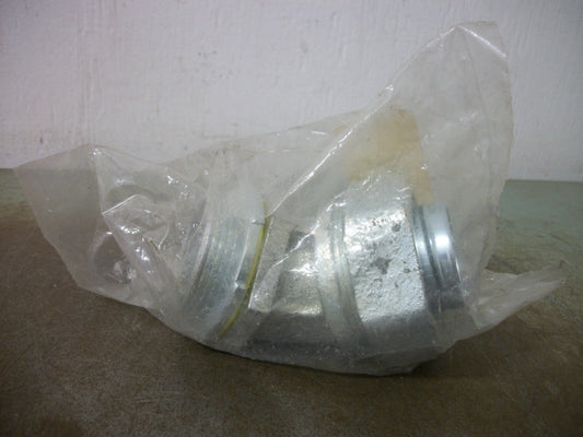 RACO 3445 1-1/4" 45 DEG LIQUID SEAL TIGHT CONDUIT FITTING CONNECTOR 3LK80A NEW