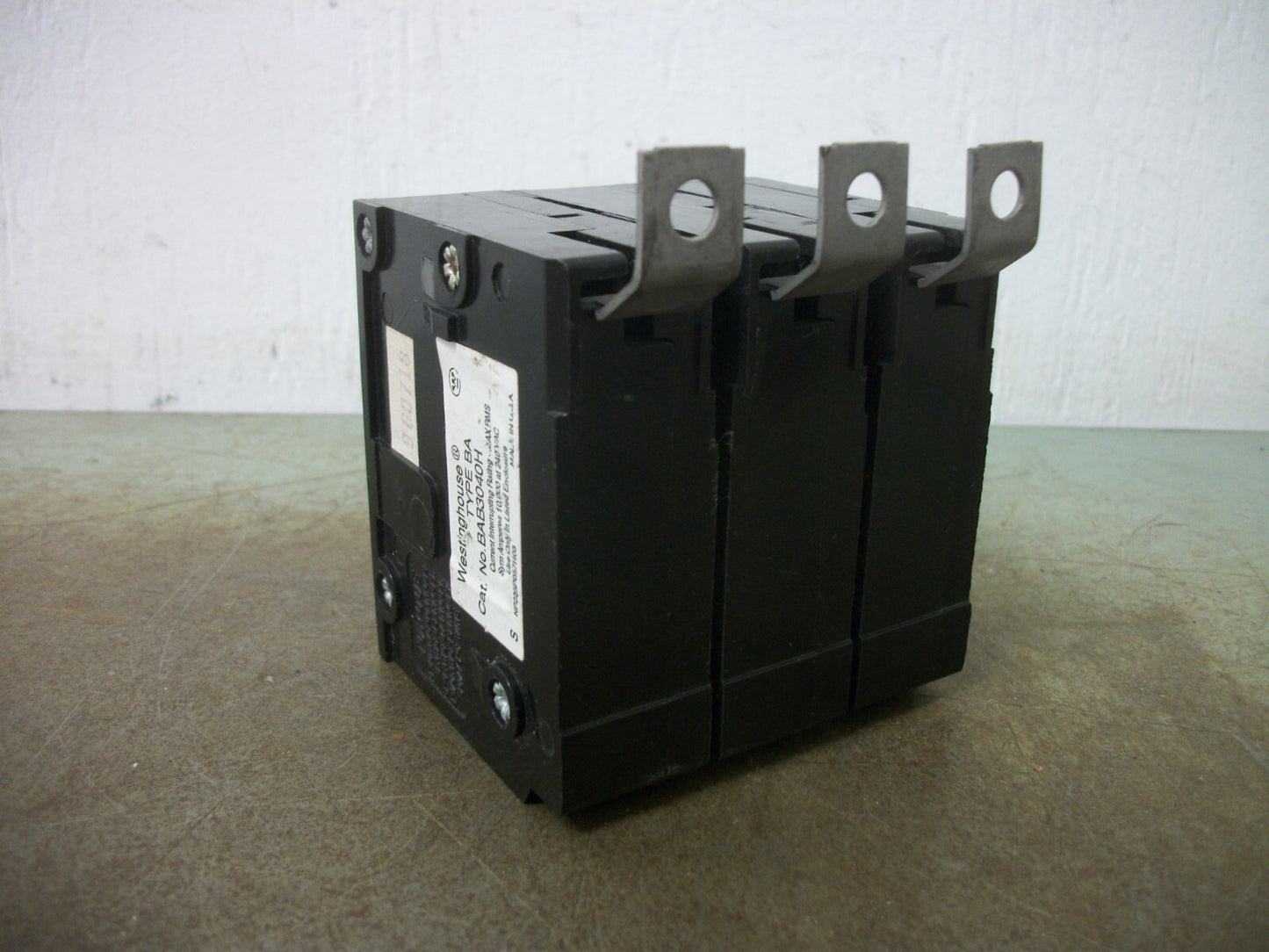 WESTINGHOUSE BA CIRCUIT BREAKER BAB3040H 40AMP 240VOLT 3POLE
