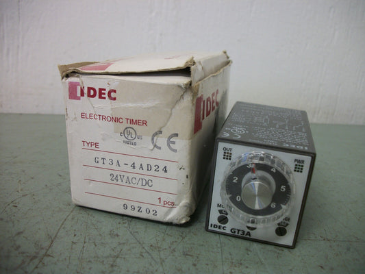 IDEC ELECTRONIC TIMER GT3A-4AD24 24VAC 11-PIN NIB