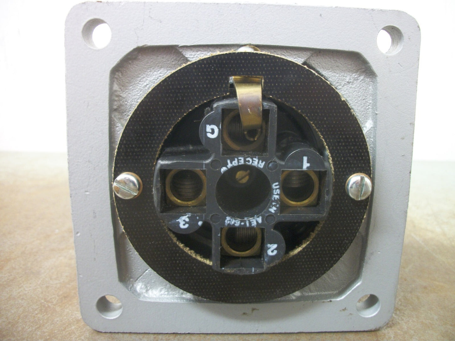 APPLETON AE PIN & SLEEVE RECEPTACLE AE642 60AMP 600VOLT 3W 4P NOB