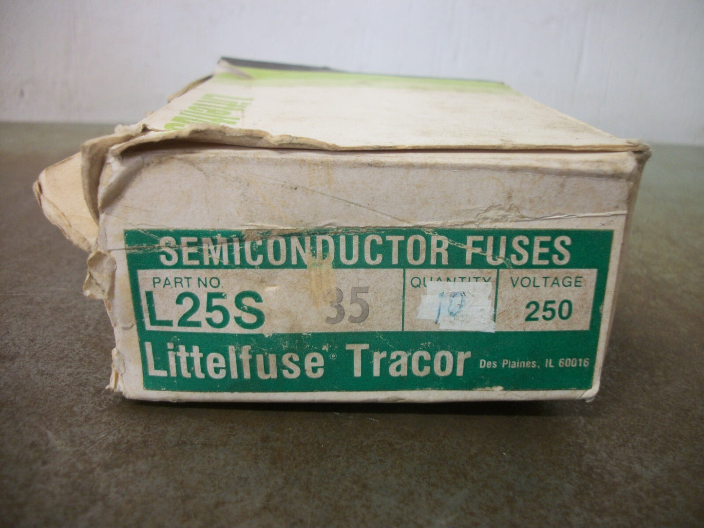 LITTELFUSE BOX OF 9 SEMICONDUCTOR FUSES L25S35 35AMP 250VOLT NIB