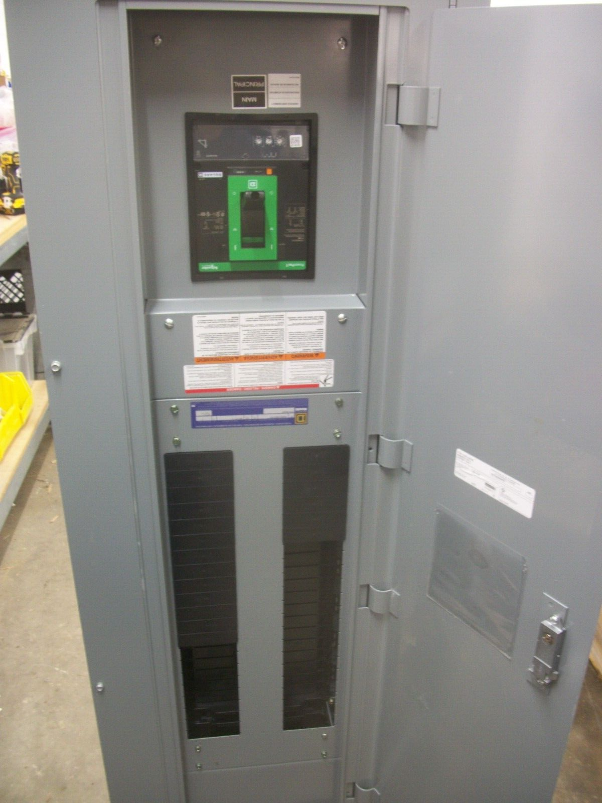 SQUARE D NF PANELBOARD NF46449914480010001 600A 480Y/277V 3PH W/600A MAIN NOB