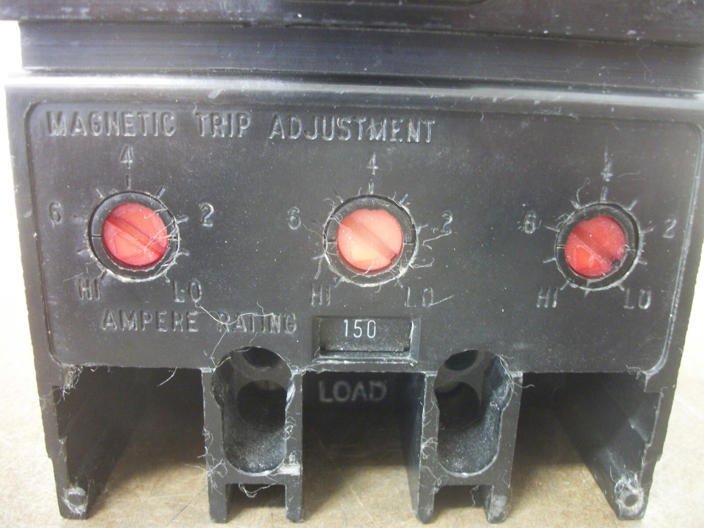 WESTINGHOUSE KB CIRCUIT BREAKER KB3250F 250AMP 600VOLT 3POLE W/150A TRIP CHIPPED