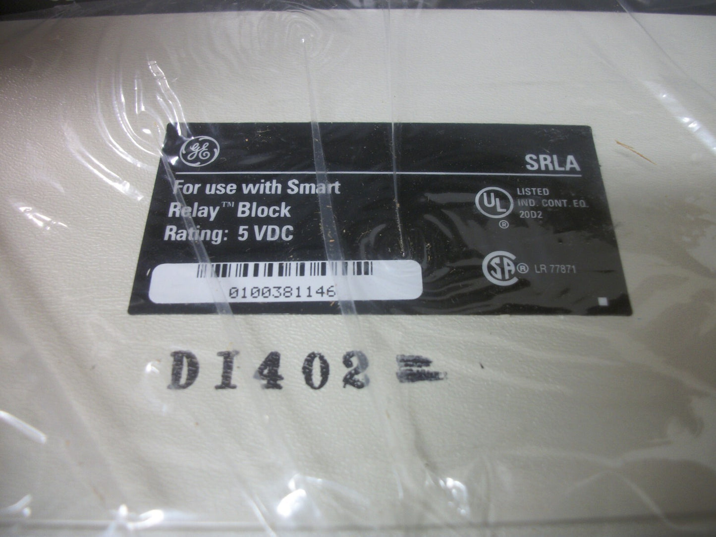 GE SMART RELAY LOADER WITH CONNECTING CABLE SRLA NIB