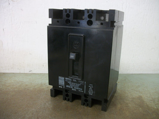 WESTINGHOUSE EHB CIRCUIT BREAKER EHB3100L 100AMP 480VOLT 3POLE