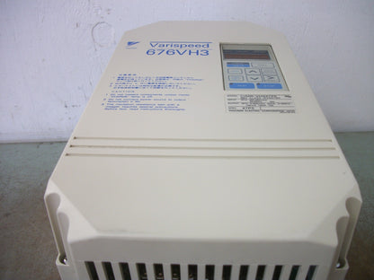 YASKAWA VARISPEED 676VH3 10HP INVERTER DRIVE CIMR-VHS47P5 460VOLT 3PH 10KVA