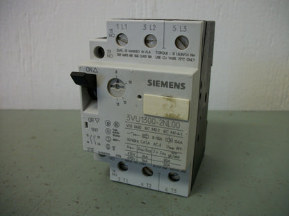 SIEMENS MOTOR CIRCUIT BREAKER 3VU1300-2NL00 8-13AMP