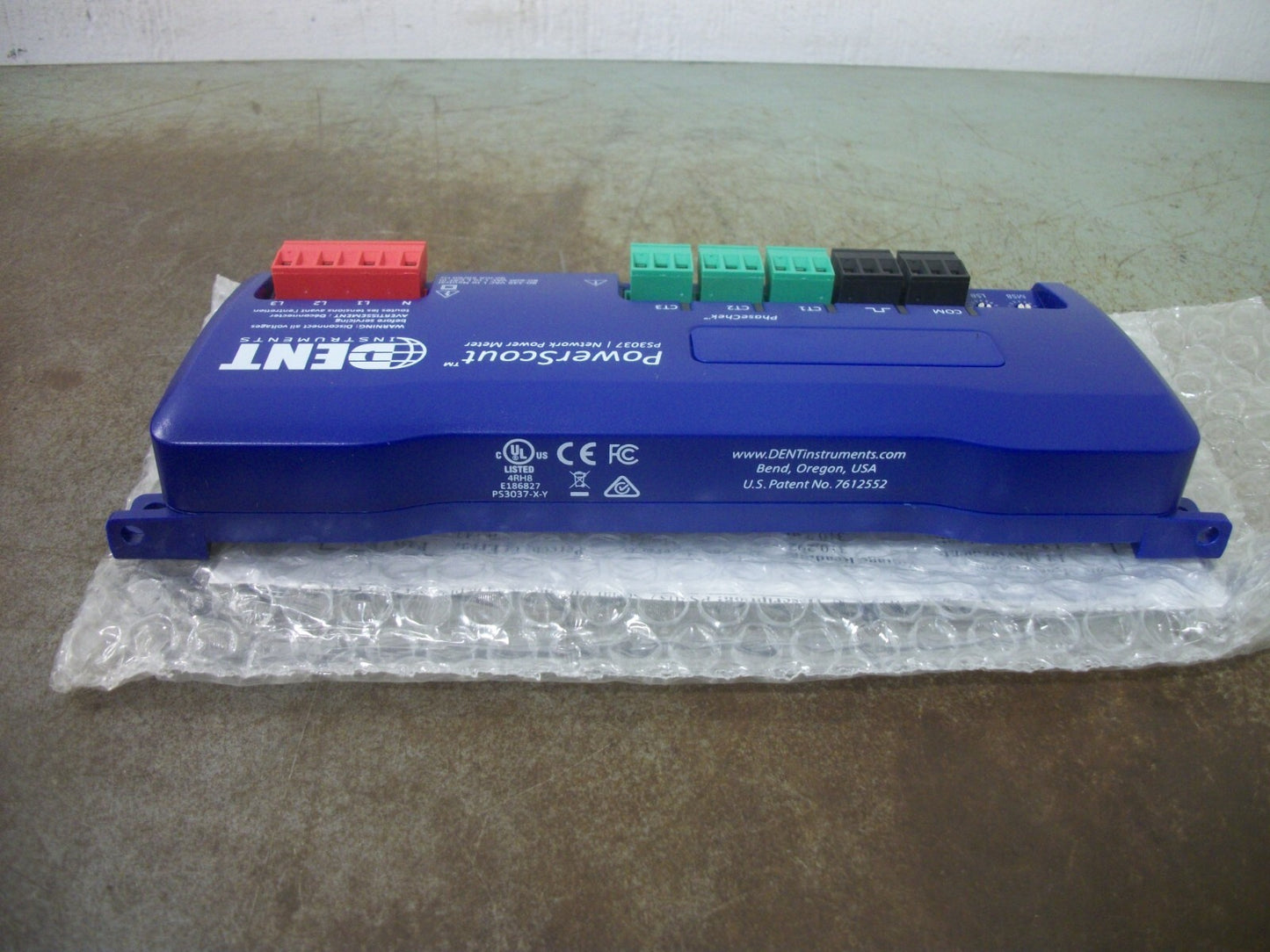 DENT INSTRUMENTS POWERSCOUT PS3037 NETWORK POWER METER PS3037SN NOB
