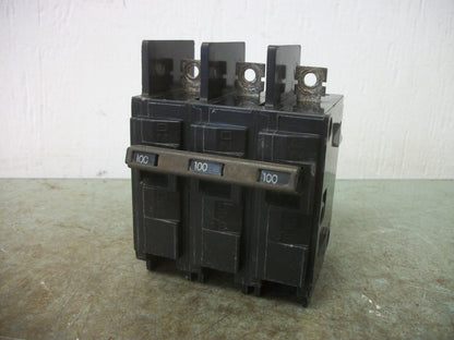 SIEMENS BQ CIRCUIT BREAKER BQ3B100 100AMP 240VOLT 3POLE OLD