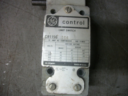 GE LIMIT SWITCH CR115G104