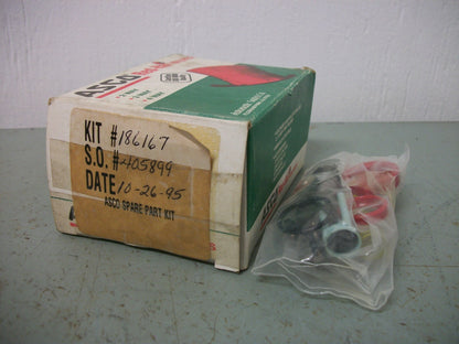 ASCO RED HAT SOLENOID VALVE SPARE PART KIT 186167 NIB