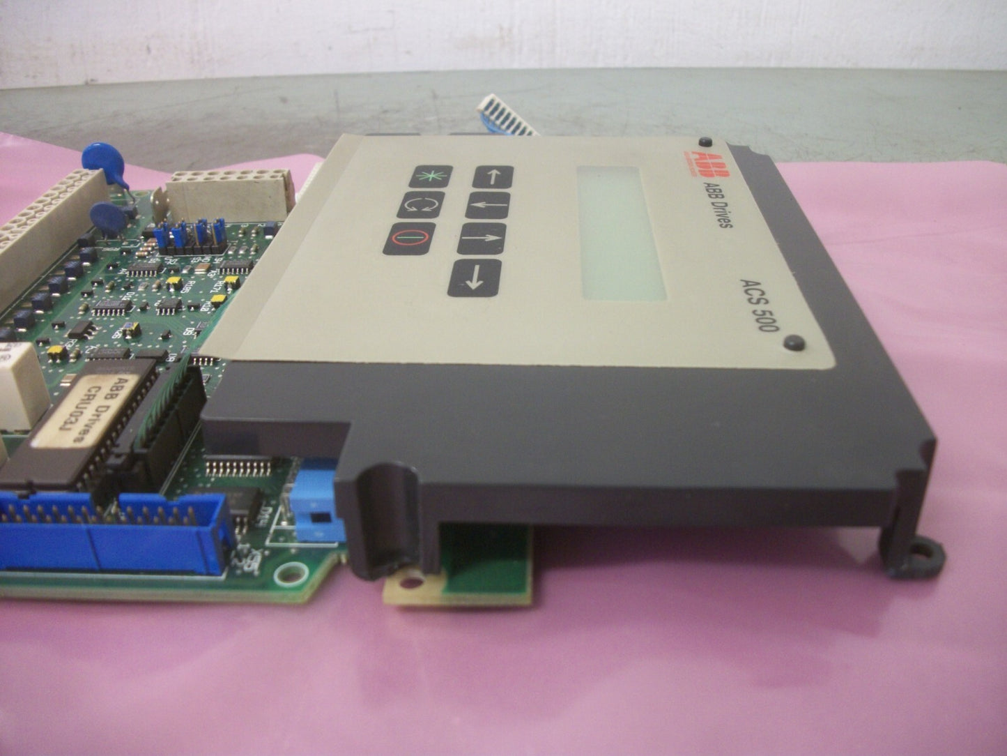 ABB ACS 500 AC DRIVE CONTROL BOARD WITH KEYPAD 3BSE003195R1