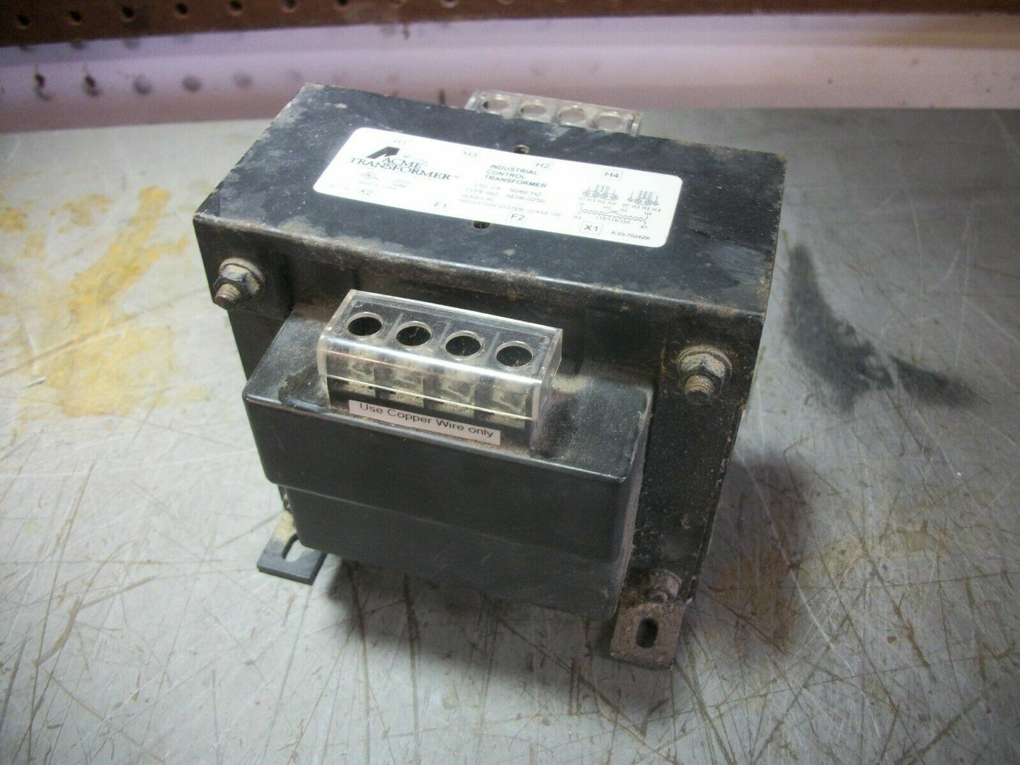ACME 250VA 1PH TRANSFORMER AE06-0250 HV 220X480 LV 110/120