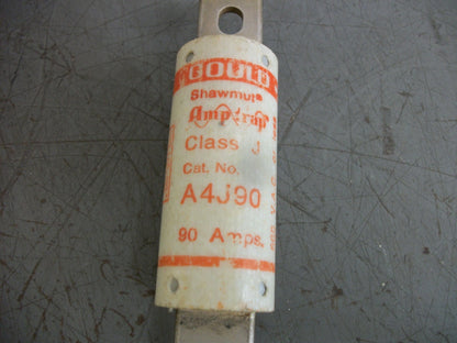 GOULD SHAWMUT AMP-TRAP FUSE A4J90 90AMP 600VOLT