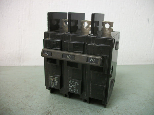 SIEMENS BQ CIRCUIT BREAKER BQ3B060 60AMP 240VOLT 3POLE