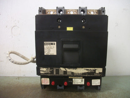 WESTINGHOUSE LA CIRCUIT BREAKER LA3600F 600A 600V 3P W/600A TRIP + AUX NO COVERS