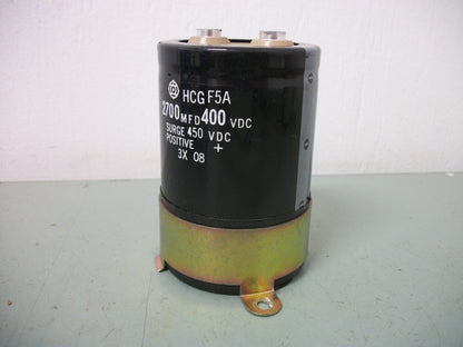 HITACHI 2700MFD CAPACITOR HCGF5A 400VDC