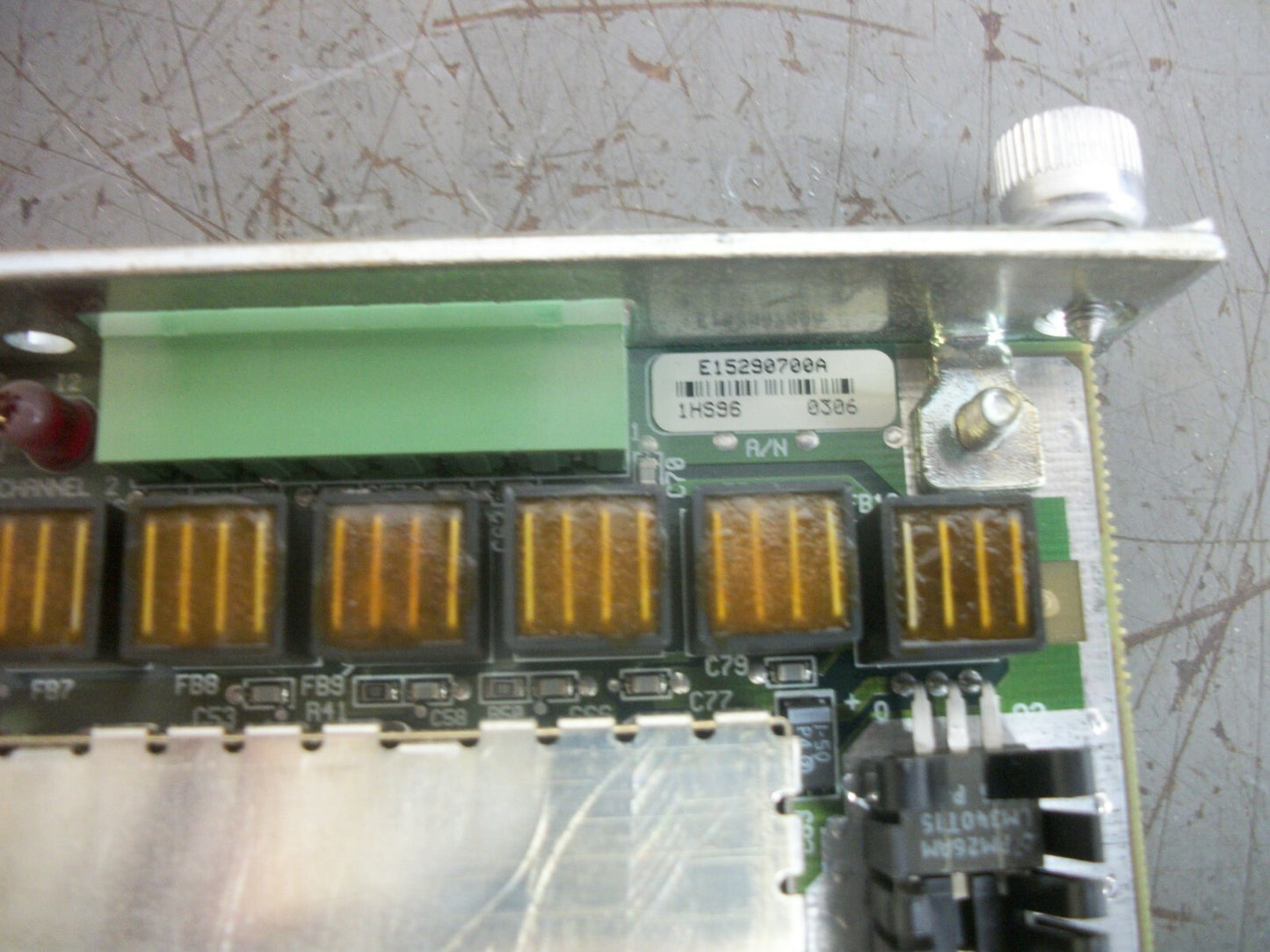 METTLER TOLEDO DUAL 2-CHANNEL ANALOG A/D 15VDC CONTROLLER MODULE E15290700A