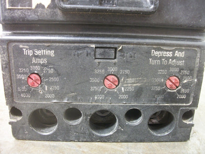 WESTINGHOUSE MCP CIRCUIT BREAKER MCP534000 400AMP 600VOLT 3POLE