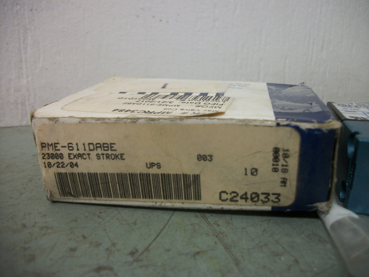 MAC SOLENOID VALVE PME-611DABE 24VCOIL 8.6W 25-150PSI NIB