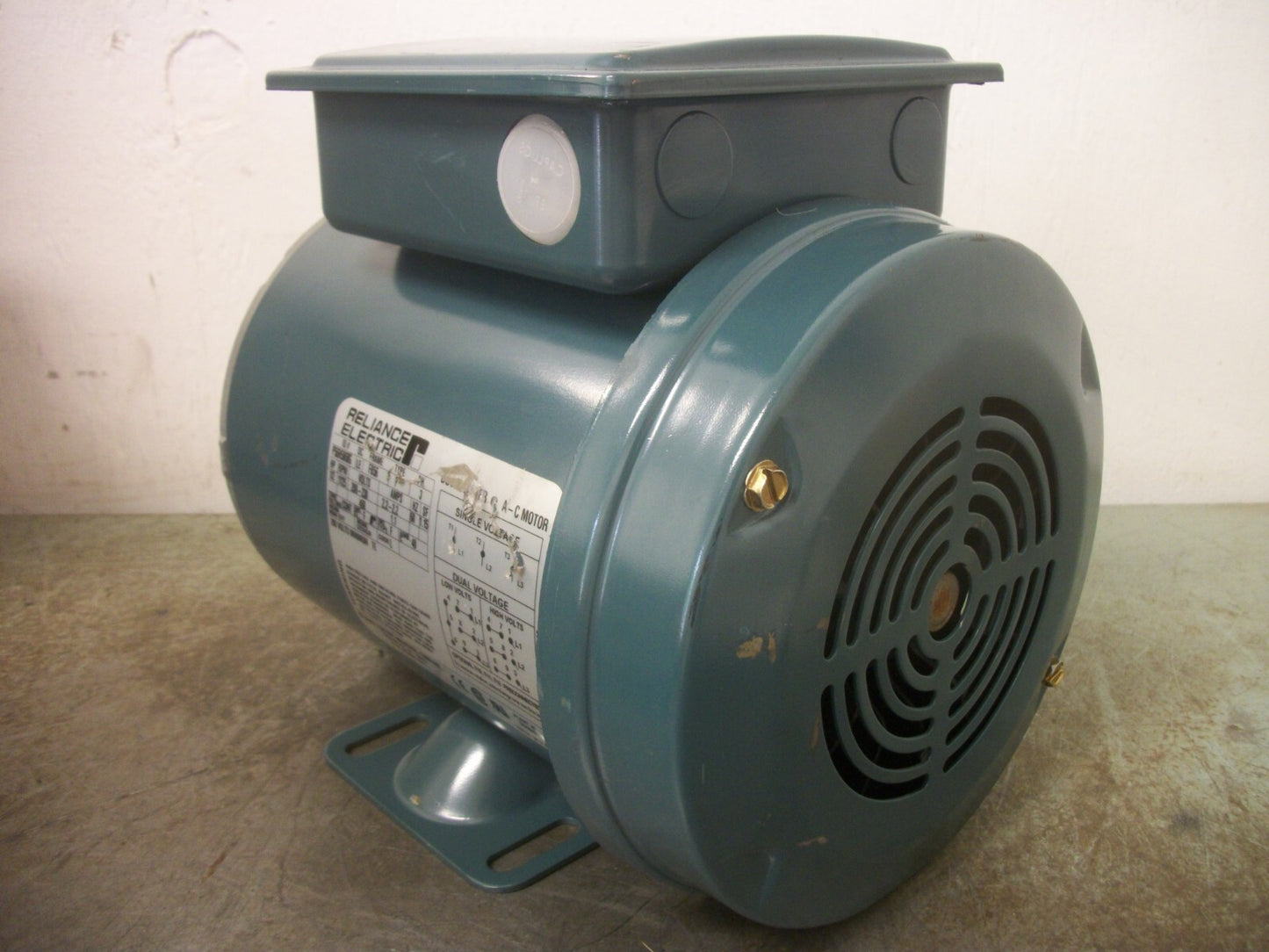 RELIANCE 1/2HP FB56 TE AC MOTOR P56H5068G 460VOLT 3PH 1725RPM