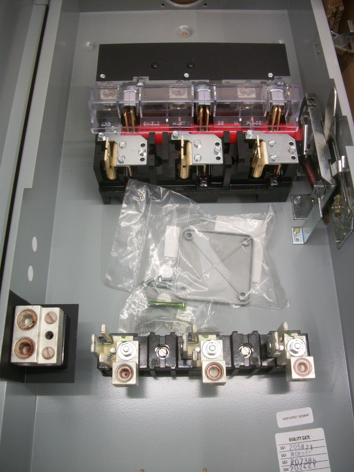 GE DISCONNECT TYPE 3R TH4364R 200AMP 600VOLT 3POLE FUSIBLE NIB