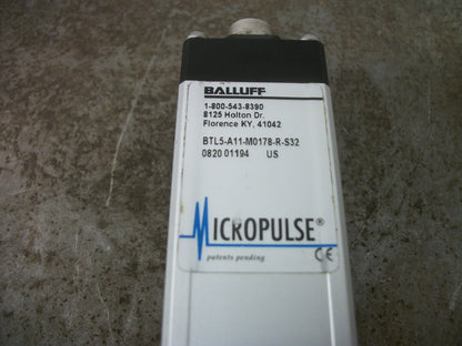 BALLUFF MICROPULSE TRANSDUCER BTL5-A11-M0178-R-S32