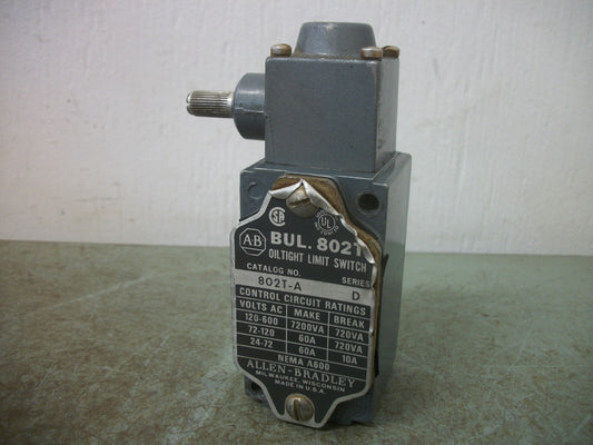 ALLEN-BRADLEY OILTIGHT LIMIT SWITCH 802T-A