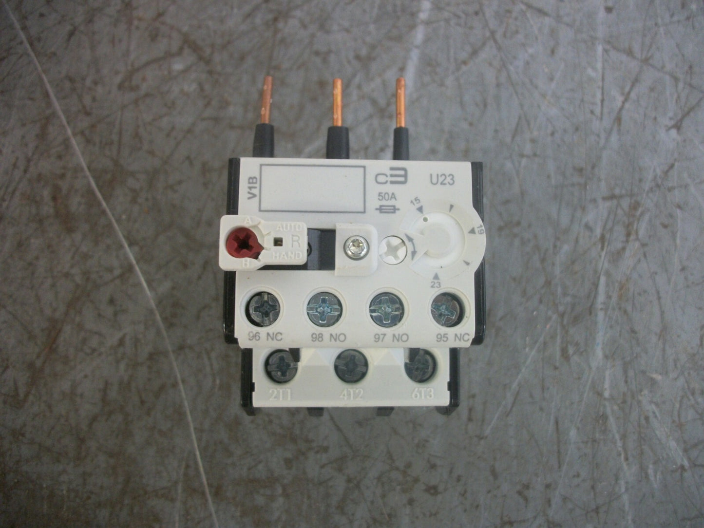C3 CONTROLS THERMAL OVERLOAD RELAY 320-B2U23 15-23AMP